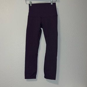 Lululemon Athletic purple herringbone leggings Size 4